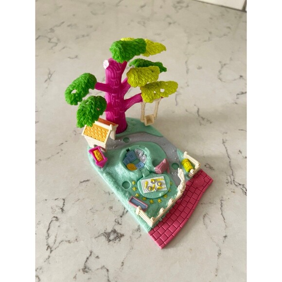 Polly Pocket Shady Tree No Figures Rare Play-set, 1994 Vintage - Picture 4 of 5